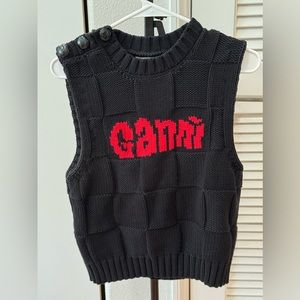 Ganni knit vest